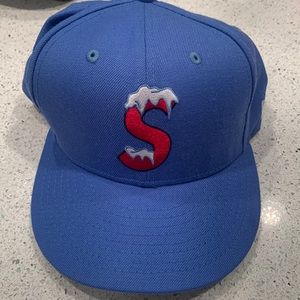 Supreme “iced” New Era cap. Size:7-1/2”